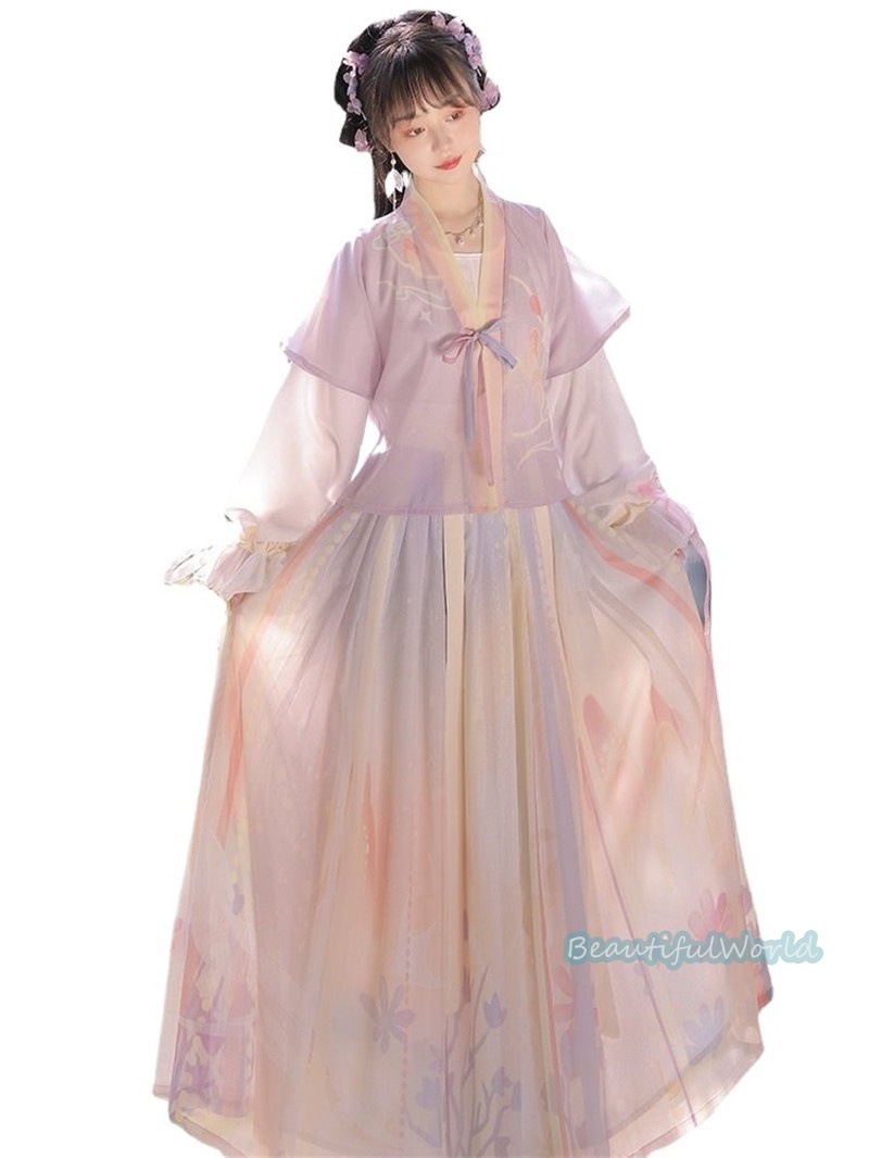 中華服 唐装漢服 漢服ドレス　コスプレ チャイナドレス中国古代衣装 漢服仙女 漢服 チャイナ服 ワンピース コスプレ 中国古代衣装 女性 ロングドレス 刺繍 ス