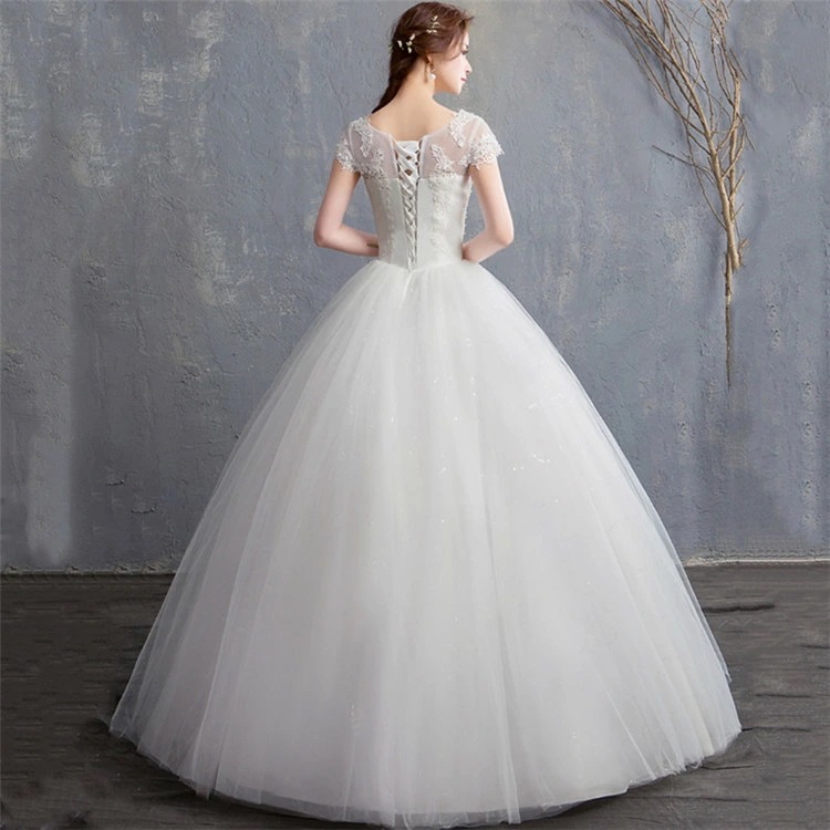 ウェディングドレス ロングドレス 格安 ウエディングドレス 韓国 披露宴 二次会 結婚式 イベント 演奏会 発表会 フォーマルドレス 編み上げタイプ オシャレ 高級 ☆大好評 ウェディングドレス 格安 ウエディングドレス