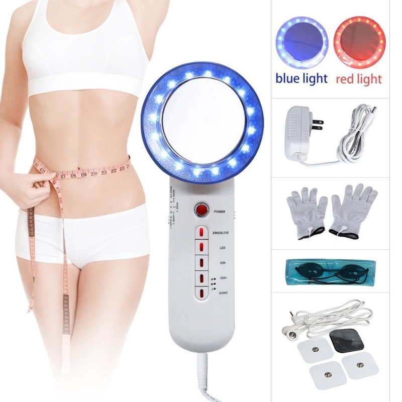 超音波美顔器 ダイエット器 イオン導入 ボディケア マッサージ器 EMSマシン超音波 脂肪除去 超音波導入機能 赤外線 LEDフォトンボディケア器具