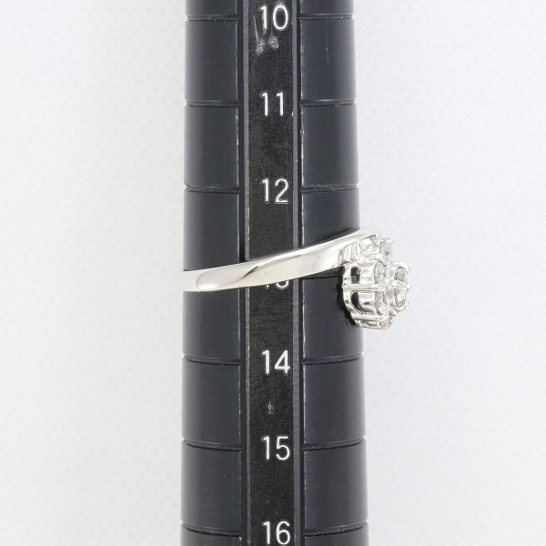 PT900 プラチナ リング 指輪 13号 ダイヤ 0.50 総重量約3.9g ジュエリー 中古