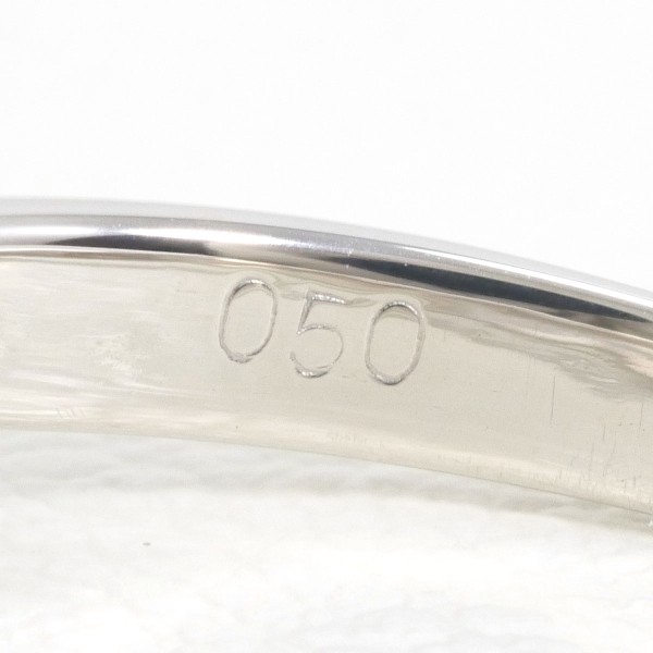 PT900 プラチナ リング 指輪 13号 ダイヤ 0.50 総重量約3.9g ジュエリー 中古
