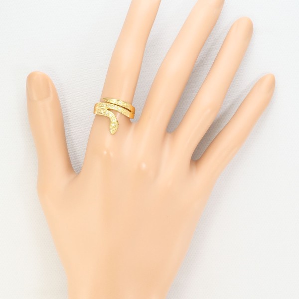 K18 18金 YG リング 指輪 14.5号 ダイヤ 0.10 ジュエリー 中古 K18 18金 YG リング 指輪 14.5号 ダイヤ 0.10 ジュエリー 中古