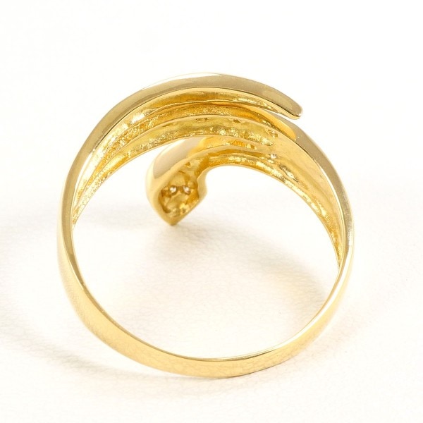 K18 18金 YG リング 指輪 14.5号 ダイヤ 0.10 ジュエリー 中古 K18 18金 YG リング 指輪 14.5号 ダイヤ 0.10 ジュエリー 中古