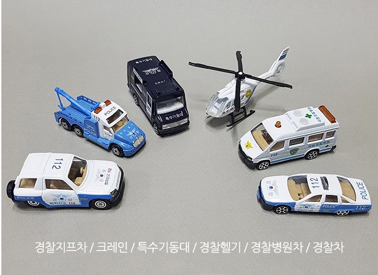 Qoo10] 【ハングル】韓国パトカー ダイキャスト6