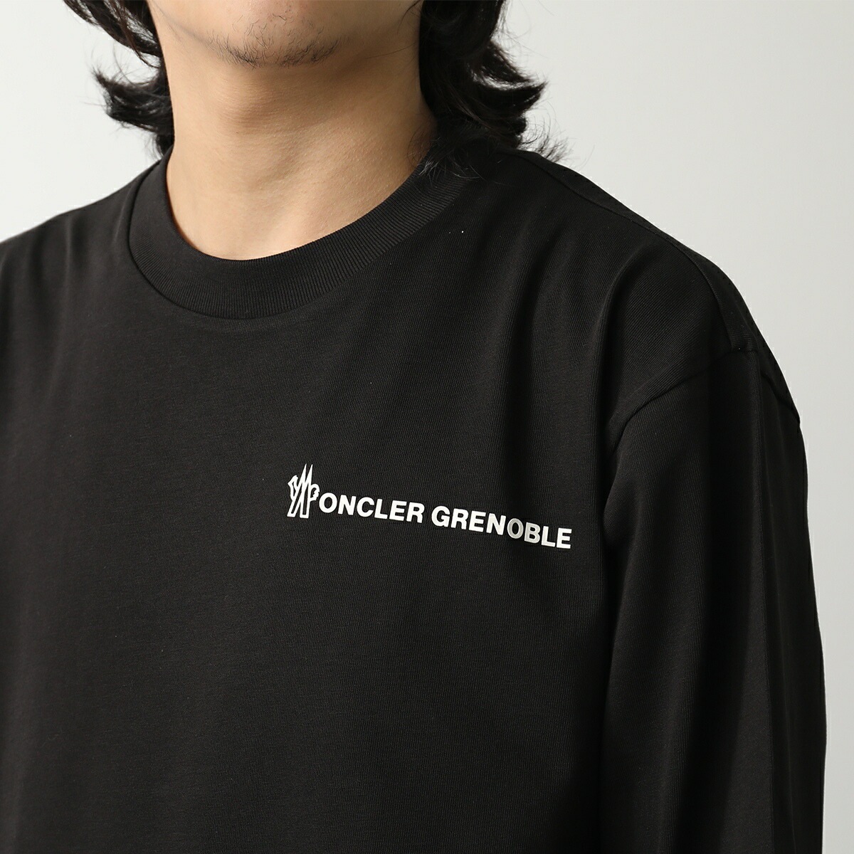 MONCLER GRENOBLE モンクレール グルノーブル 長袖 Tシャツ 8D00001 83927 メンズ ロンT ロゴ クルーネック カットソー コットン 999 8D000018392799 MONCLER GRENOBLE モンクレール グルノーブル 長袖 Tシャツ 8D00001 83927 メンズ ロンT ロゴ クルーネック カットソー コットン 999 8D000018392799