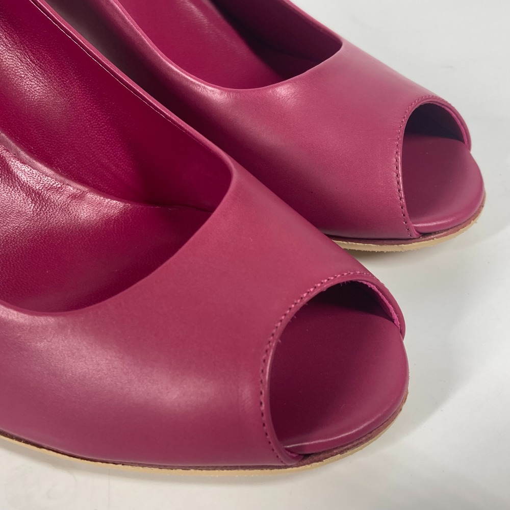 パンプス 靴 シューズ ヒール レザー ピンク