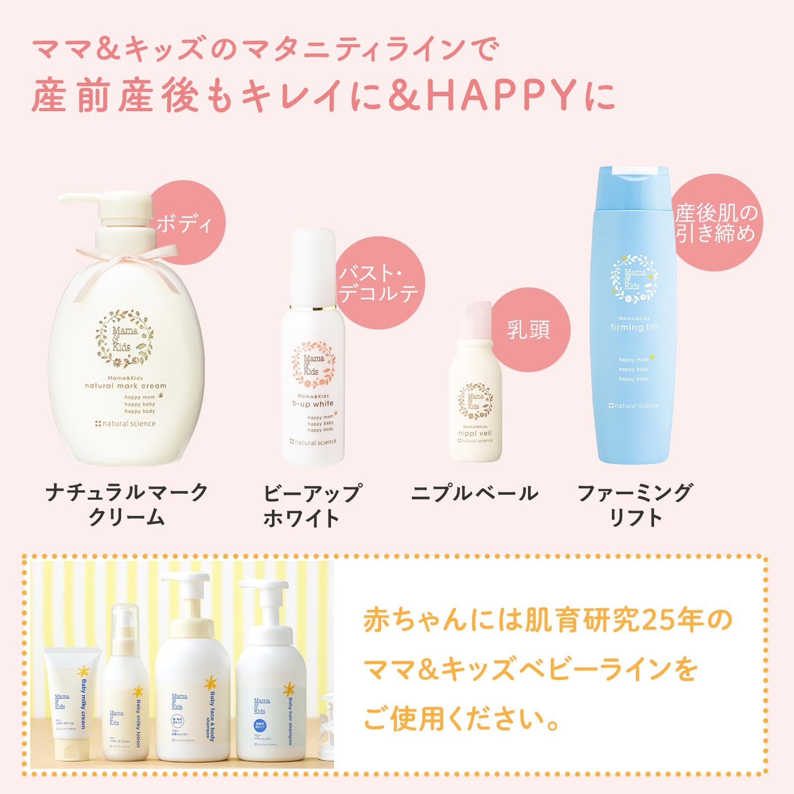 Mama&Kids ママ&キッズ ファーミングリフト 200ml [ 産後の引き締め・ファーミングアクセル配合 ] ボディクリーム 保湿 ボディサポート