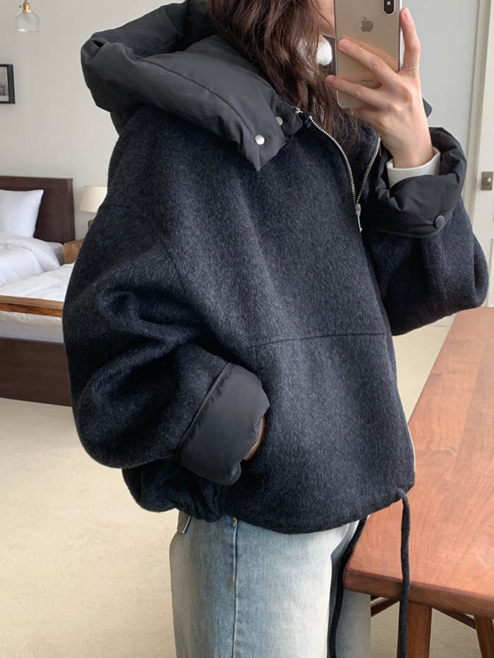 ブルゾン レディース 春 秋 長袖 アウター ジャケット フード付き 切り替え 長袖 コート アウター 切り替えコート 羽織り トップス とろみコート ショート丈 着回し力 着痩せ 体型カバー シ ブルゾン レディース 春 秋 長袖 アウター ジャケット フード付き 切り替え 長袖 コート アウター 切り替えコート 羽織り トップス とろみコート ショート丈 着回し力 着痩せ 体型カバー シ