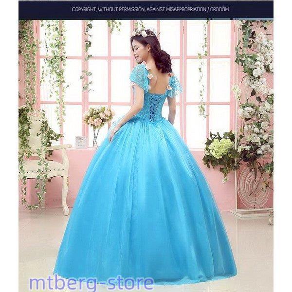 ドレスウェ可愛い花ウエドレスパイン舞台衣装エレパフブ露背可愛い姫系 h205