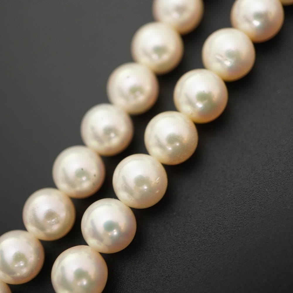 美品 7.5-8mm アコヤ 真珠パール ネックレス アコヤ真珠/シルバー パール 0024【中古】 レディース 美品 7.5-8mm アコヤ 真珠パール ネックレス アコヤ真珠/シルバー パール 0024【中古】 レディース
