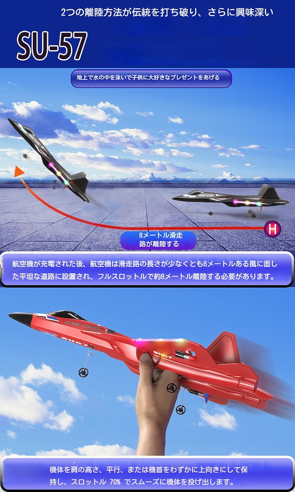 楽天市場】入門用 戦闘機 ラジコン 飛ぶ かっこいい おもちゃ