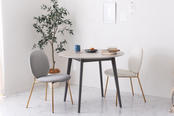 ラウンドテーブル 大理石調 大理石 韓国インテリア シンプル おしゃれ スタイリッシュ 直径90cm 90×90 丸テーブル テーブル ダイニングテーブル つくえ 食卓 韓国 北欧 ストーン かわいい