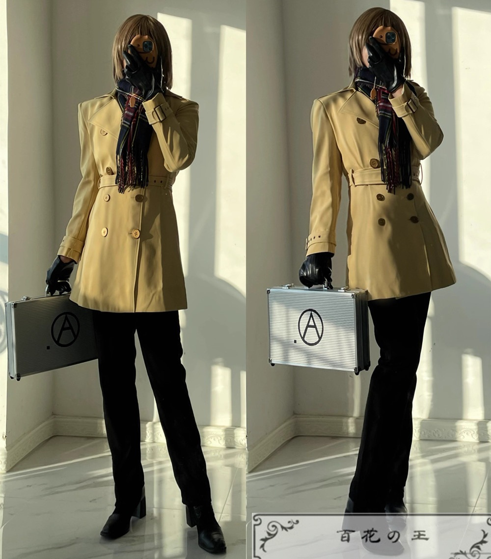 『一部在庫あり』 ペルソナ5 明智吾郎 コート コスプレ衣装 コスチューム