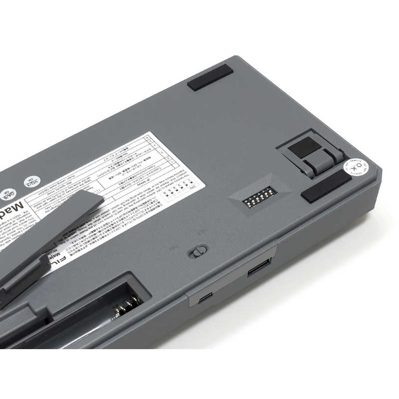 FILCO　キーボード Majestouch MINILA-R Convertible 青軸 ［Bluetooth・USB /有線・ワイヤレス］ スカイグレー　FFBTR66MC/NSG