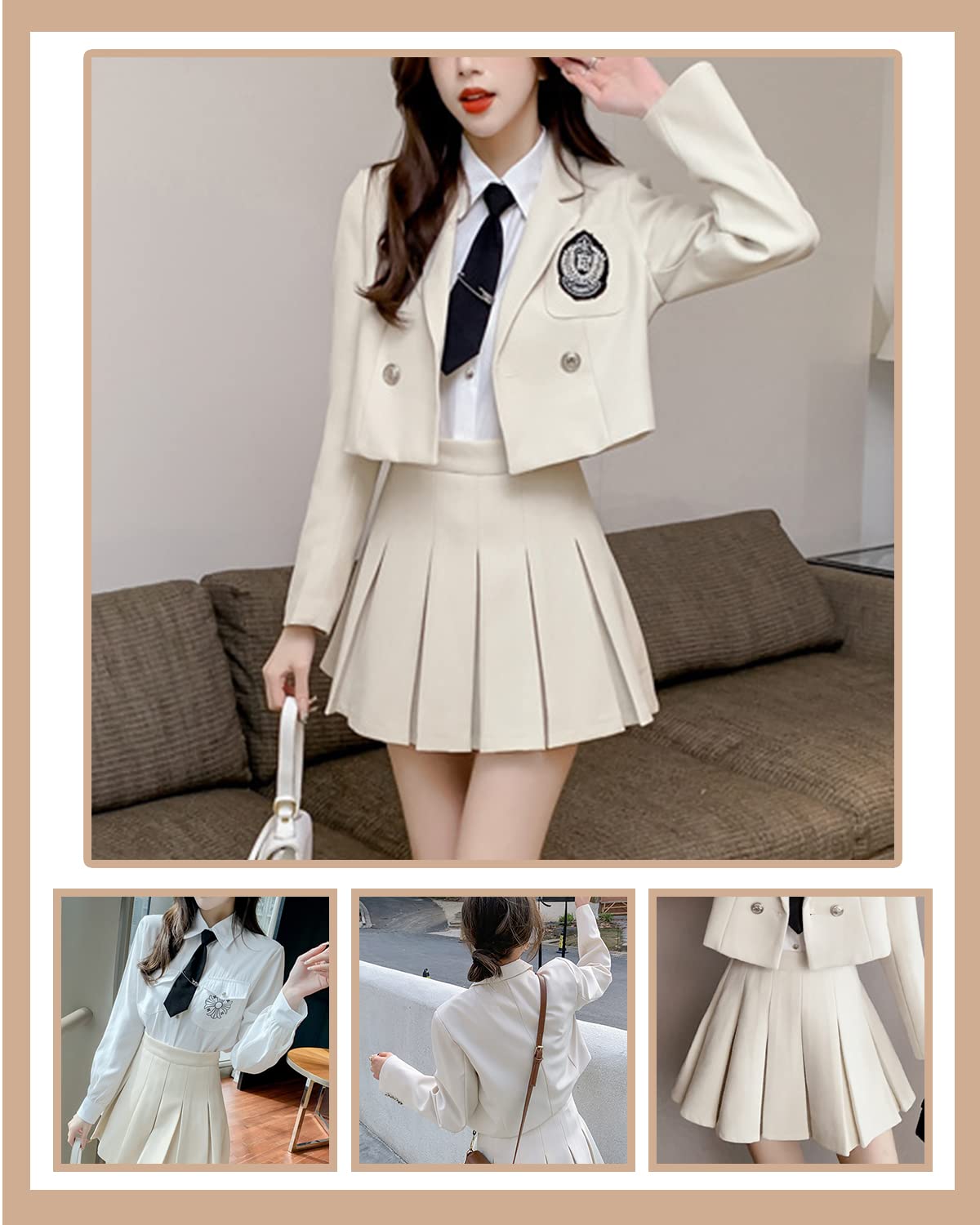 [JIURUN] 制服 ロリータ ゴスロリ 衣装 軍服 ハロウィン コスプレ アニメ cosplay lolita 森ガール ロリータ プリーツ スカート ブラウス 女装 服 ゴシック ドレス 女装