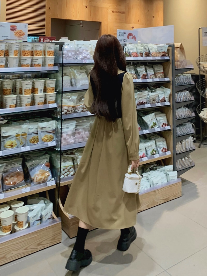 ワンピース レディース ロングスカート フレアスカート フレアワンピース ワンピドレス 膝下 ミモレ ミモレ丈 ミディアム丈 長袖 ボリューム袖 Vネック フレア Aライン ウエストリボン ワンピース レディース ロングスカート フレアスカート フレアワンピース ワンピドレス 膝下 ミモレ ミモレ丈 ミディアム丈 長袖 ボリューム袖 Vネック フレア Aライン ウエストリボン