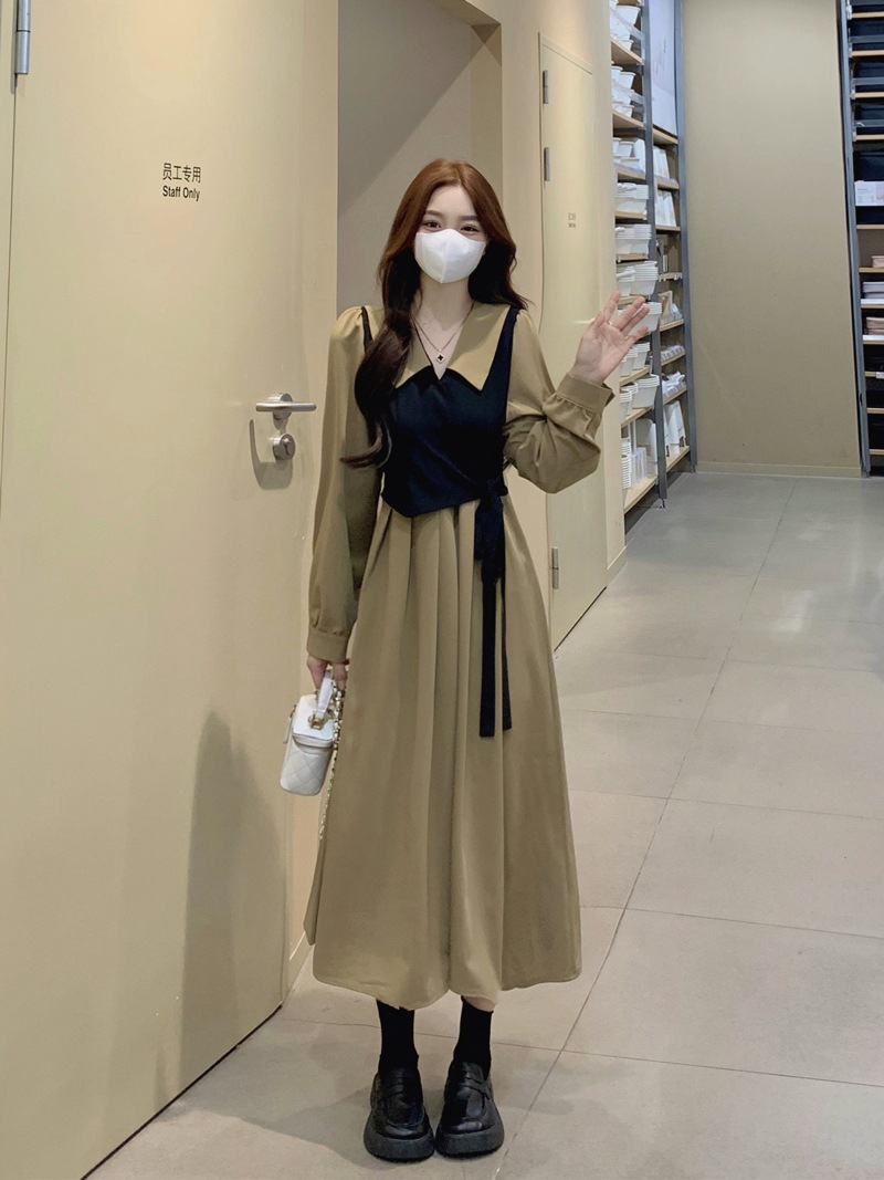 ワンピース レディース ロングスカート フレアスカート フレアワンピース ワンピドレス 膝下 ミモレ ミモレ丈 ミディアム丈 長袖 ボリューム袖 Vネック フレア Aライン ウエストリボン ワンピース レディース ロングスカート フレアスカート フレアワンピース ワンピドレス 膝下 ミモレ ミモレ丈 ミディアム丈 長袖 ボリューム袖 Vネック フレア Aライン ウエストリボン