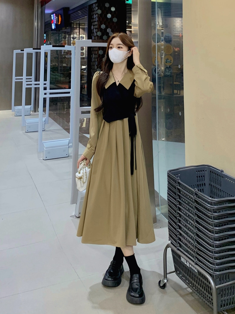 ワンピース レディース ロングスカート フレアスカート フレアワンピース ワンピドレス 膝下 ミモレ ミモレ丈 ミディアム丈 長袖 ボリューム袖 Vネック フレア Aライン ウエストリボン ワンピース レディース ロングスカート フレアスカート フレアワンピース ワンピドレス 膝下 ミモレ ミモレ丈 ミディアム丈 長袖 ボリューム袖 Vネック フレア Aライン ウエストリボン