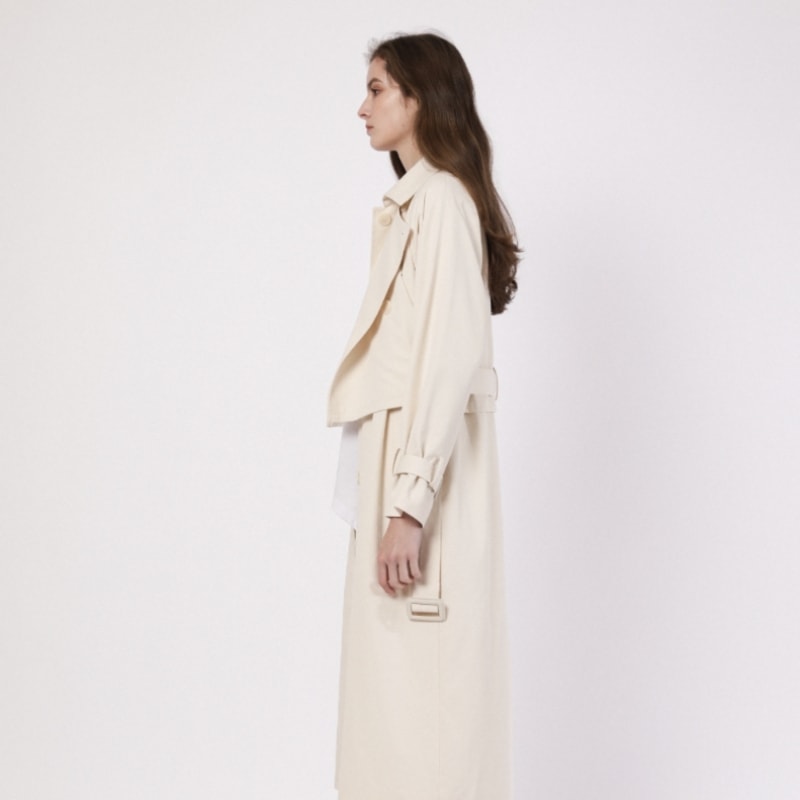 ACUD ガイアレイヤードトレンチコート_ブラック_(3カラー) ACUD ガイアレイヤードトレンチコート_ブラック_(3カラー)