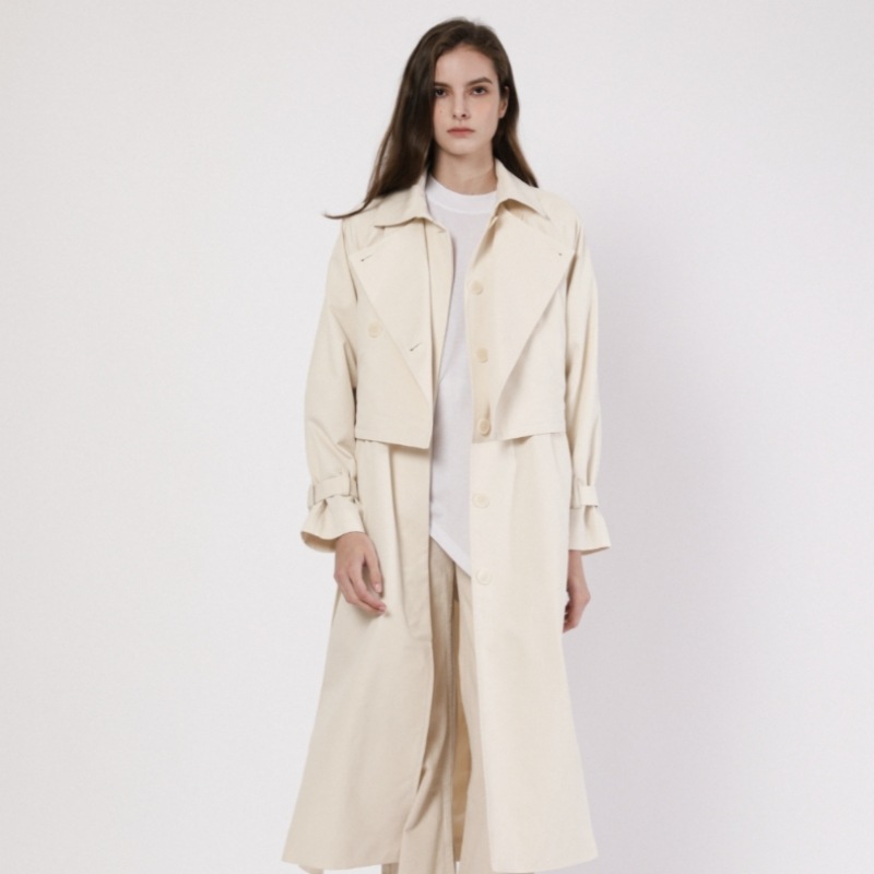 ACUD ガイアレイヤードトレンチコート_ブラック_(3カラー) ACUD ガイアレイヤードトレンチコート_ブラック_(3カラー)