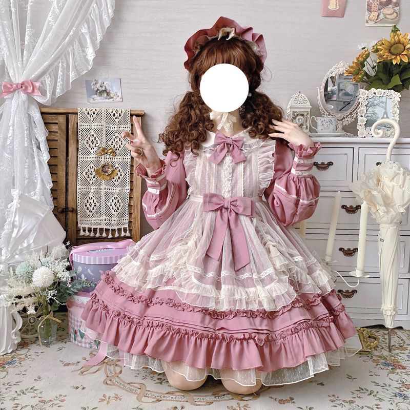 ハロウィン コスプレロリータワンピースかわいい長袖opワンピース夏と秋 レディース 衣装