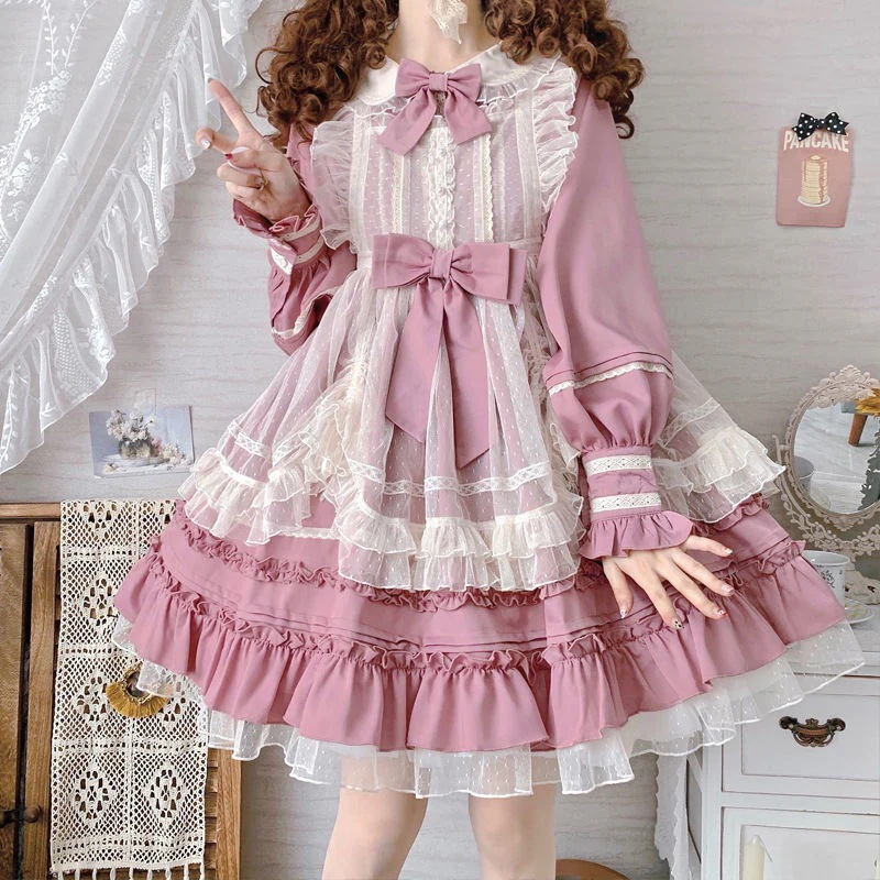 ハロウィン コスプレロリータワンピースかわいい長袖opワンピース夏と秋 レディース 衣装