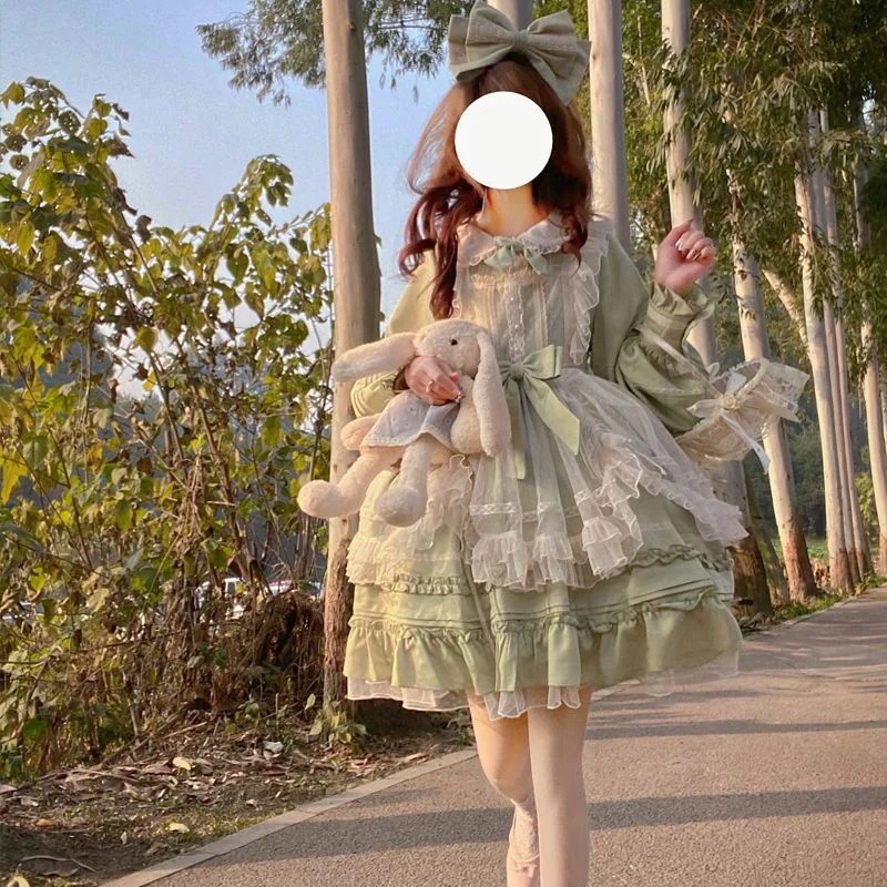 ハロウィン コスプレロリータワンピースかわいい長袖opワンピース夏と秋 レディース 衣装