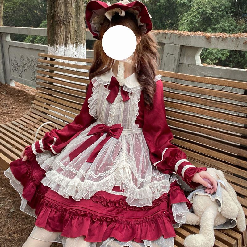 ハロウィン コスプレロリータワンピースかわいい長袖opワンピース夏と秋 レディース 衣装