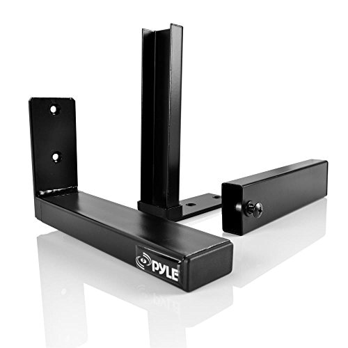 Pyle スピーカー壁マウント スピーカースタンド ペア サウンドバースピーカー 大小スピーカー セ