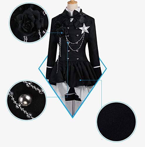 新作入荷コスチューム萌え可愛タイプ コスプレ衣装 黒執事 シエル 燕尾服 コスプレ 学園祭 文化祭 仮装 パーティー 帽子アイマスク付きコスプレ
