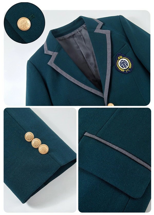 学生服 子供服 韓国風 ピアノ発表会 上下セット キッズスーツ キッズフォーマルスーツ 女の子 男の子 女児 小学校 高校生 中学生 制服 ジャケット ブラウス スカート リボン