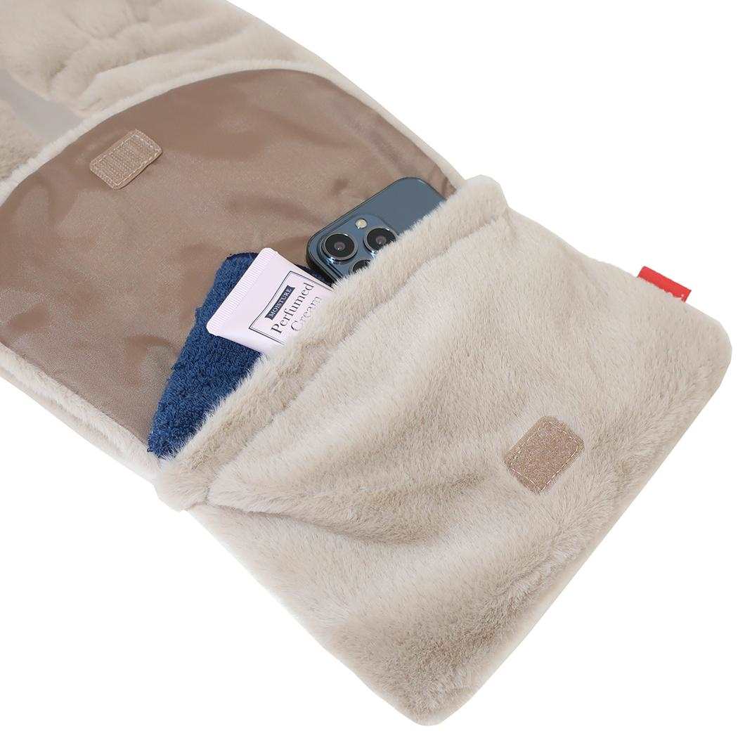 スヌーピー IP.MUFF-ROO. ボディバッグ ネックウォーマー型ショルダーポーチ スヌーピー IP.MUFF-ROO. ボディバッグ ネックウォーマー型ショルダーポーチ