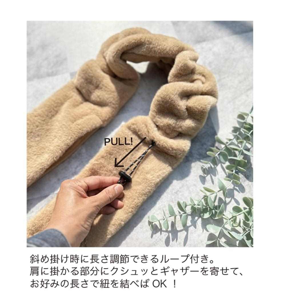 スヌーピー IP.MUFF-ROO. ボディバッグ ネックウォーマー型ショルダーポーチ スヌーピー IP.MUFF-ROO. ボディバッグ ネックウォーマー型ショルダーポーチ