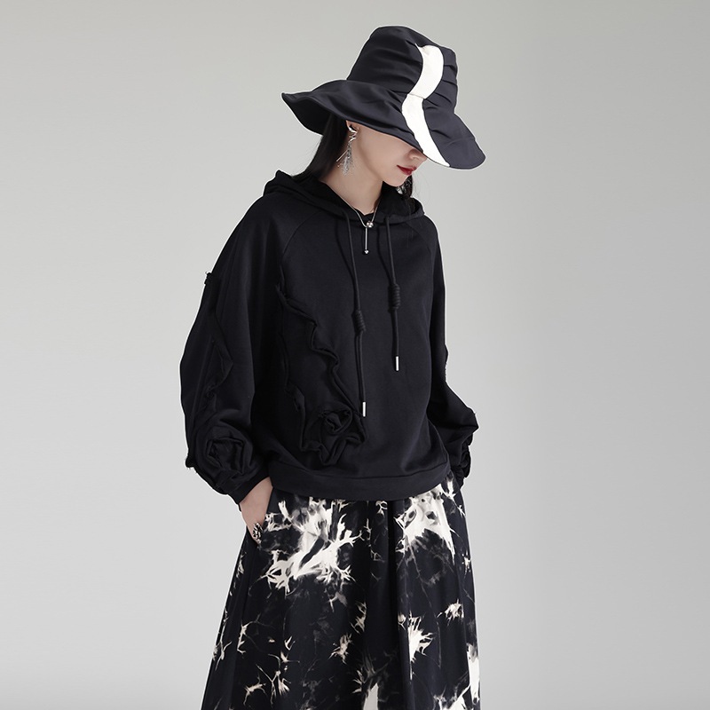 Tシャツカットソー パーカー カジュアル スウェット 春秋 フード付きスウェット 新作 トップス