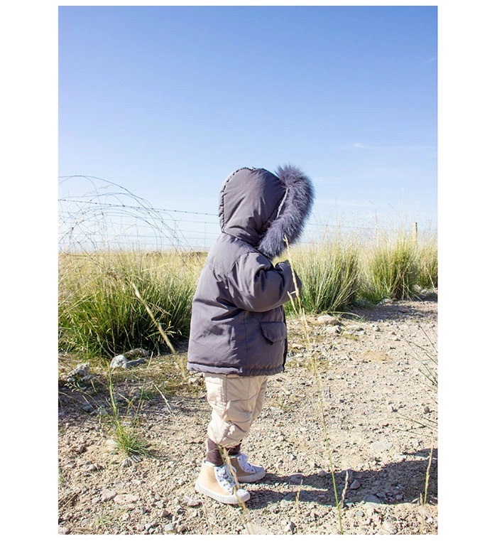 ダウンコート　キッズ　アウター ダウンジャケット 　コート 子供服 女の子 男の子　コート ジャケット 長袖 ラクーンファー付き あたたかい こども 防寒 子ども服 アウトドア 90/100