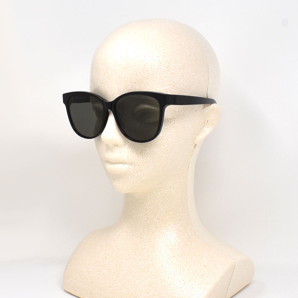 サングラス SL M23/K-001 サングラス アジアンフィット メンズ レディース ユニセックス SLM23K-001 ブラック グレー