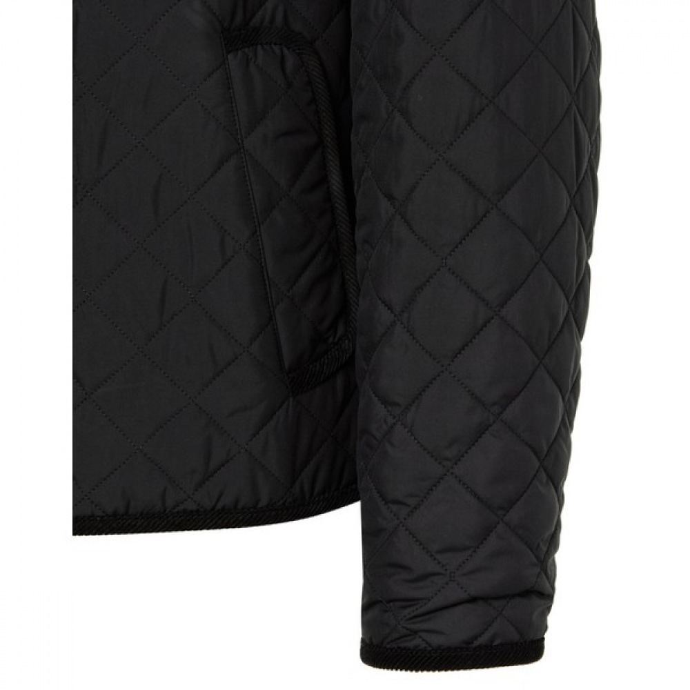 (ヘッジズレディース) 24FW チェック裏地フード付きショートキルトジャンパーブラック HSJU4D911BK (ヘッジズレディース) 24FW チェック裏地フード付きショートキルトジャンパーブラック HSJU4D911BK