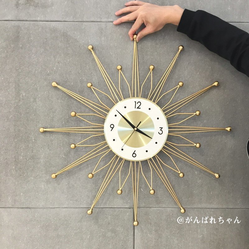２件購入でさらに2０0円OFF時計 壁掛け 掛け時計 オシャレ 北欧 シンプル おしゃれ 大きい 大型 静音 3 size 50*