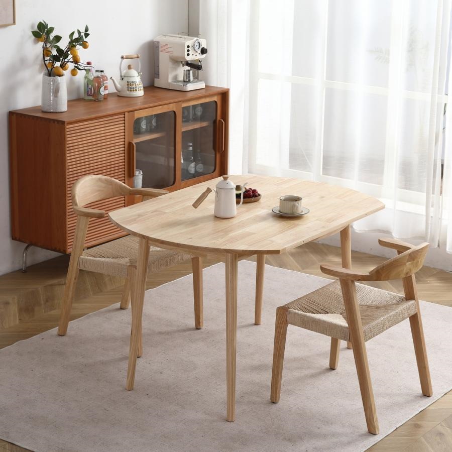 短納期！ダイニングテーブル 丸 120 単品 伸縮 伸長式 折りたたみテーブル 円形 半円形 幅120ｃｍ 伸縮 ダイニング 丸テーブル 伸長 伸縮テーブル 2-4人掛け 半円 楕円形