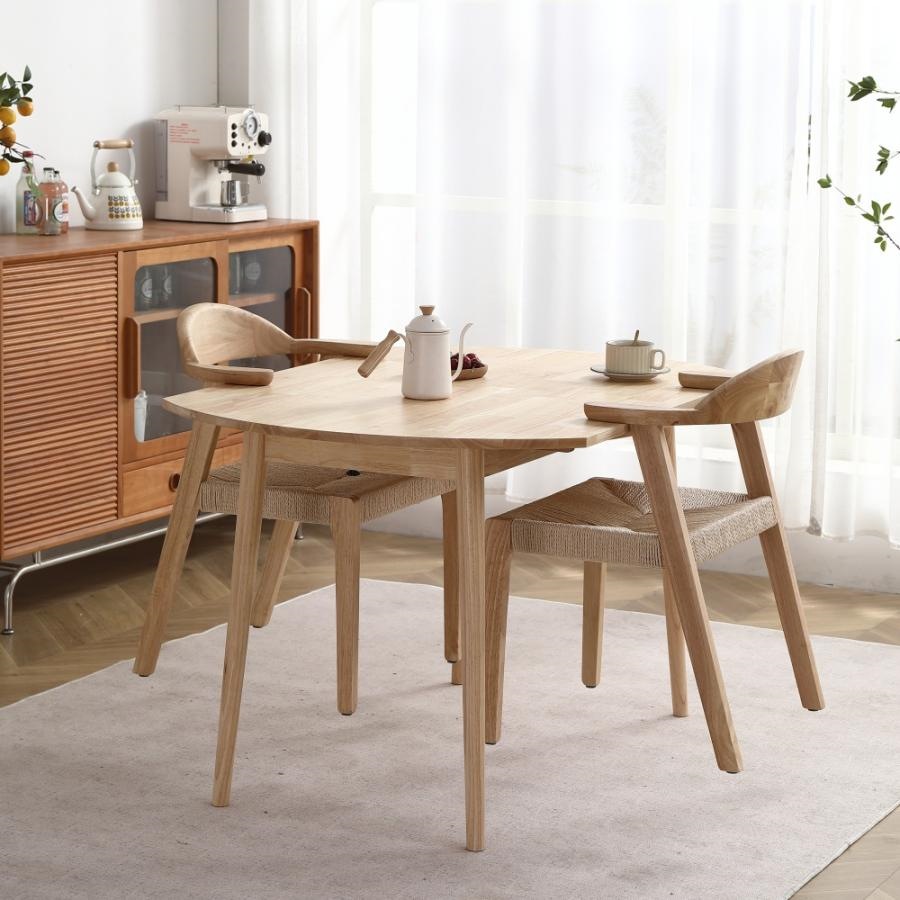 短納期！ダイニングテーブル 丸 120 単品 伸縮 伸長式 折りたたみテーブル 円形 半円形 幅120ｃｍ 伸縮 ダイニング 丸テーブル 伸長 伸縮テーブル 2-4人掛け 半円 楕円形