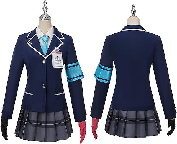 Qoo10] ブルアカ コスプレ衣装 黒見セリカ 制服