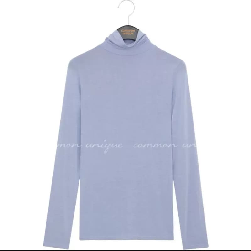 カラバリエーション豊富 ハイネックロンＴ カジュアルシャツ インナーウェア トップス Tシャツ シャツ 白シャツ Uネック ハイネック スリム 細身 ストレート カラバリエーション豊富 ハイネックロンT カジュアルシャツ
