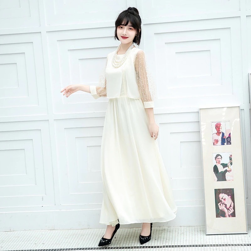 新作 2024新作 ドレス 結婚式 お呼ばれ パーディー ミモレ丈 パーティードレス レースドレス ワンピース おしゃれ シフォン
