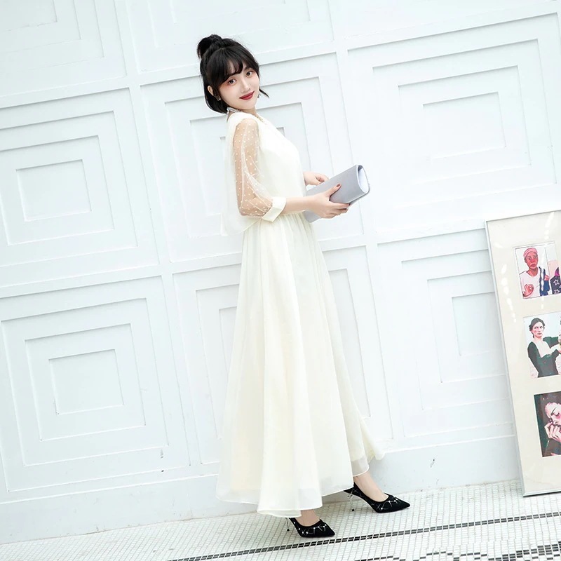 新作 2024新作 ドレス 結婚式 お呼ばれ パーディー ミモレ丈 パーティードレス レースドレス ワンピース おしゃれ シフォン