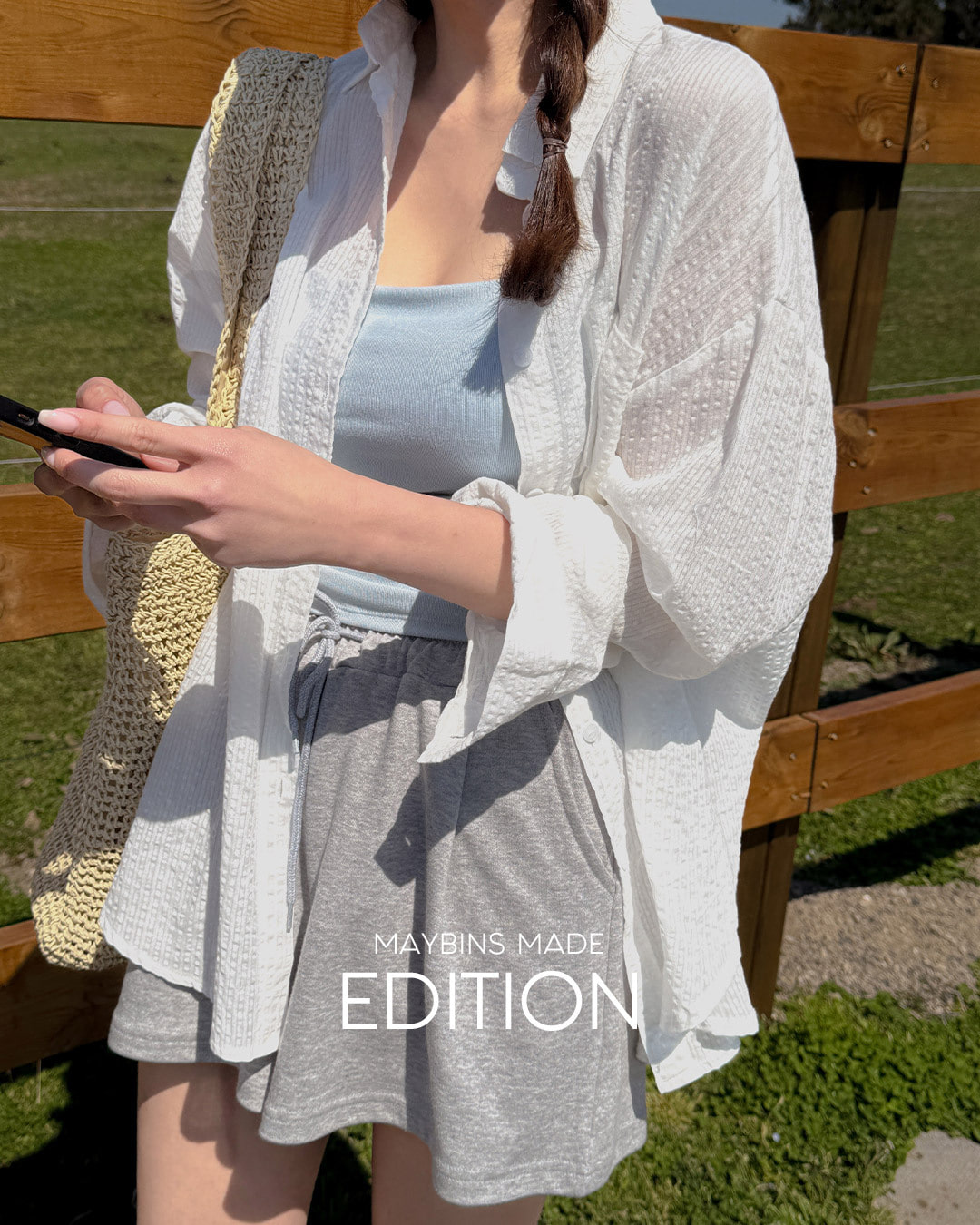 [MADE] アルームオーバーフィットシャツ