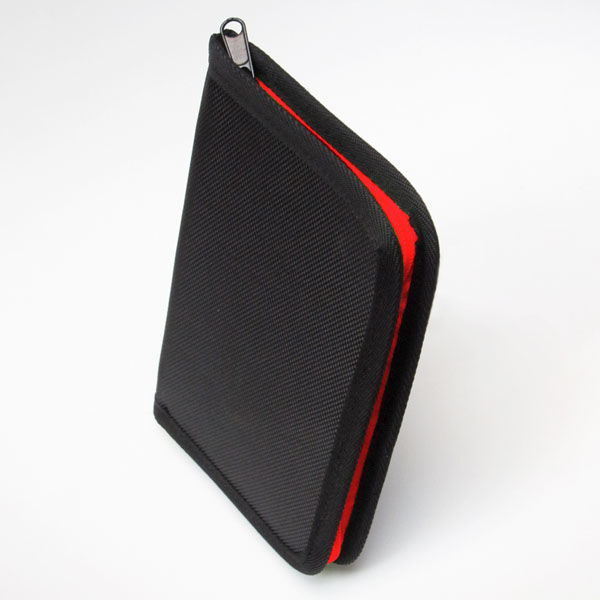 （まとめ買い）コレクト マルチケース布製 多機能収納ケース レッド CP-30U-RE [x3]