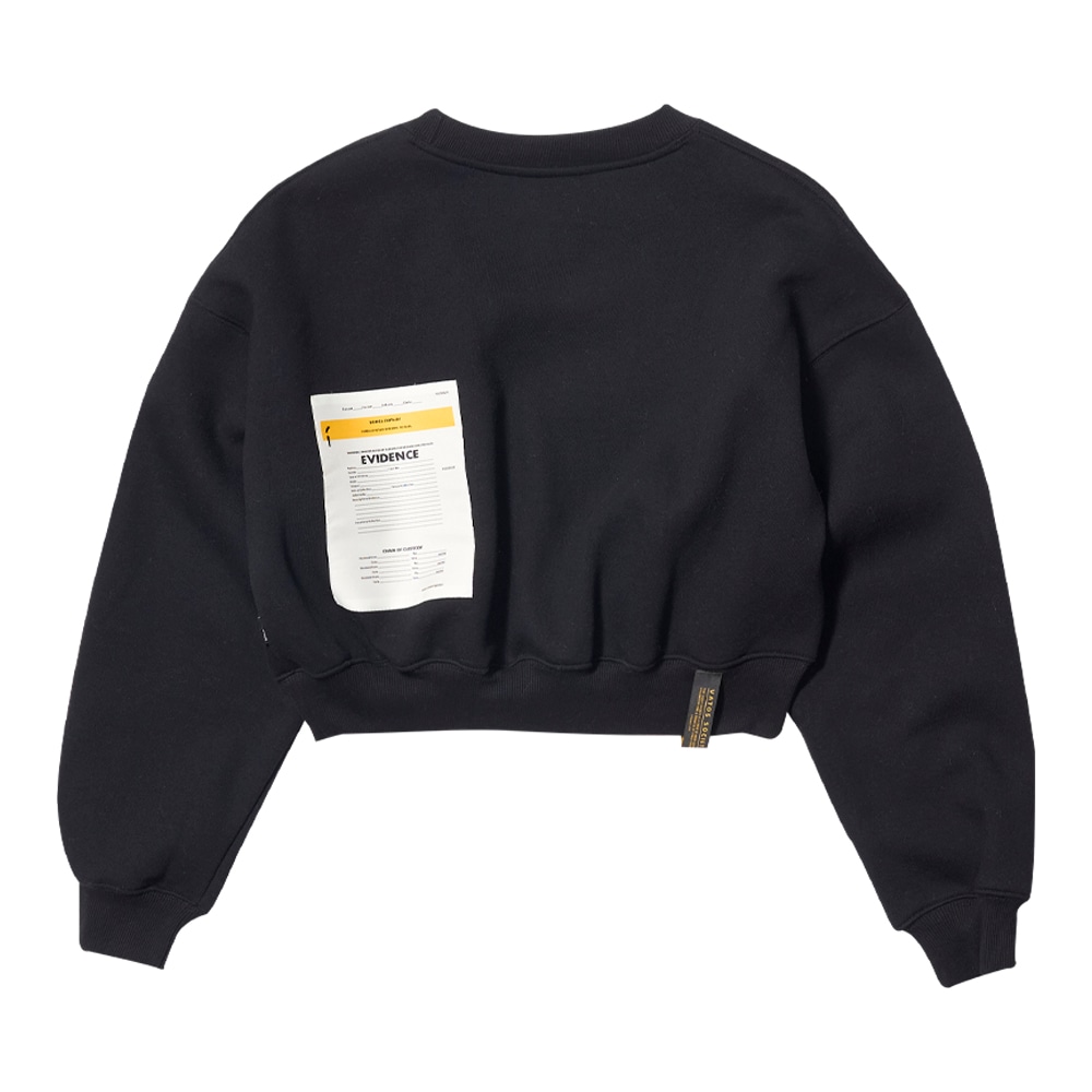 STGM CROPED CREWNECK(FEMALE) BLACK