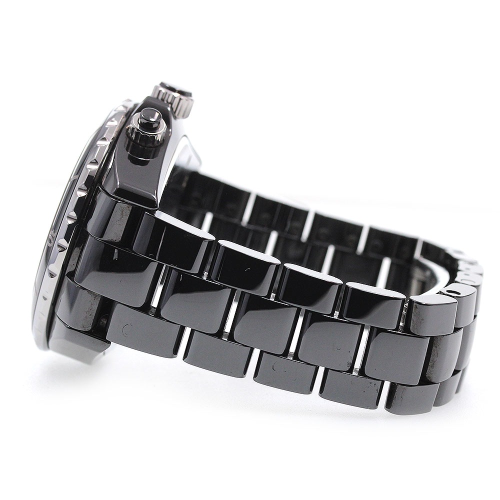 シャネル CHANEL H0940 J12 41MM 黒セラミック クロノグラフ 自動巻き メンズ 美品 _862237【中古】