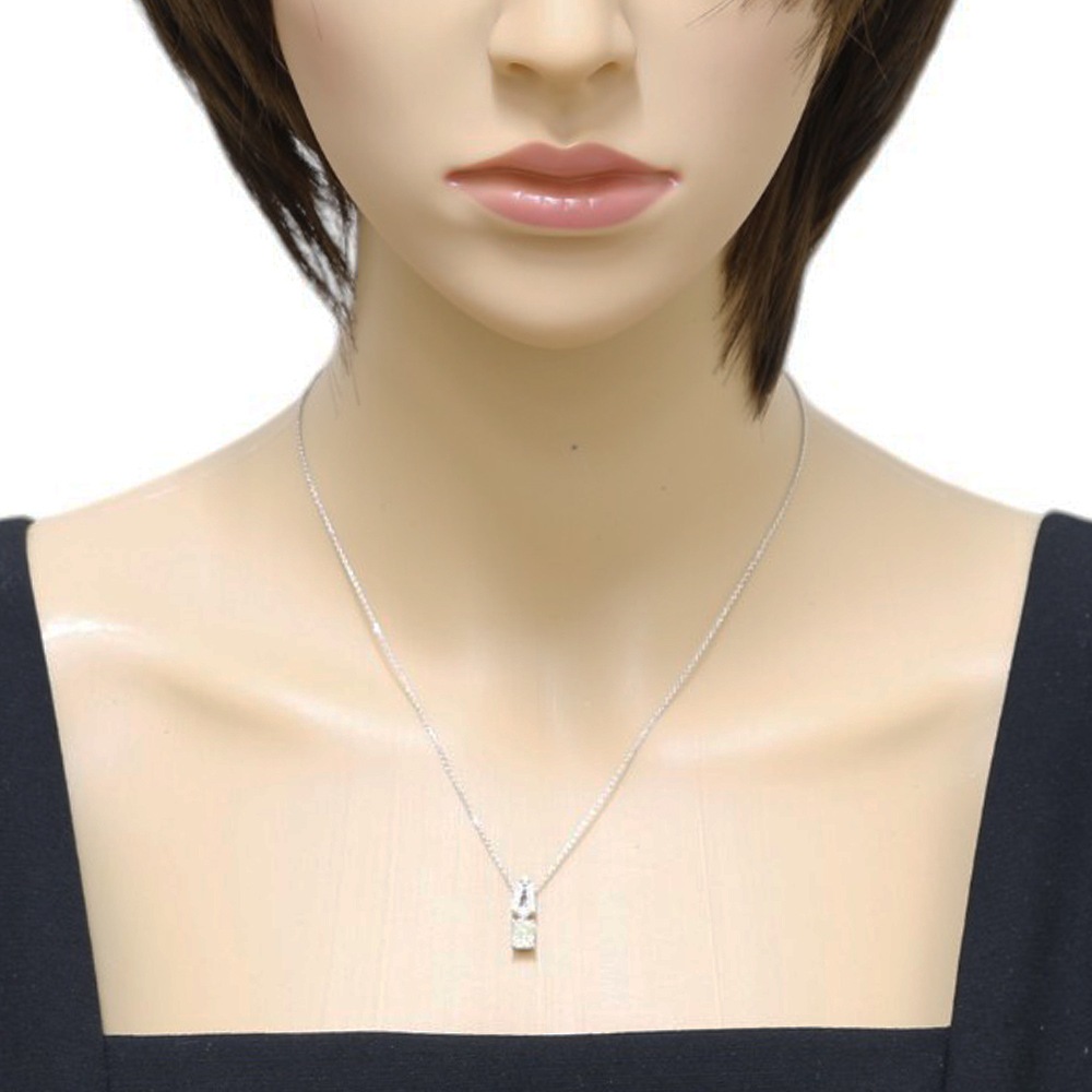 タサキ ネックレス 18金 K18ホワイトゴールド ダイヤモンド TASAKI 中古 美品