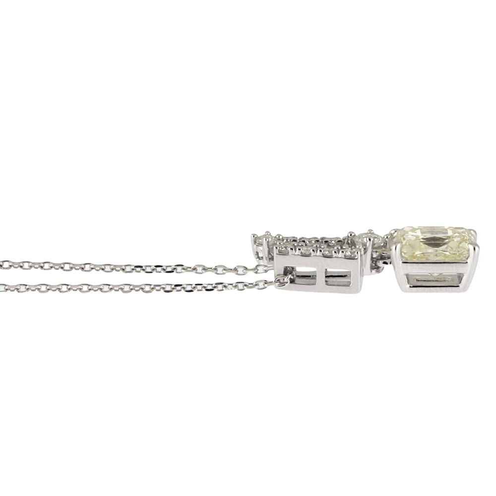 タサキ ネックレス 18金 K18ホワイトゴールド ダイヤモンド TASAKI 中古 美品